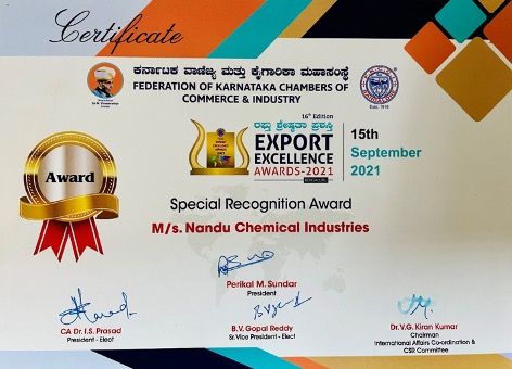 Special Recognition Award for Contribution to Pharmaceutical Supply Chain during the Covid-19