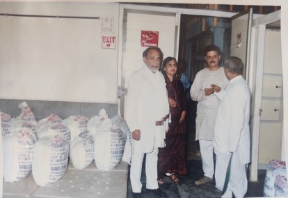 Visit of Shri. Ramakrishna Hegde to commemorate production of 1000 tonnes of Sodium Chloride at Nandu Chemical Industries, Hubli.