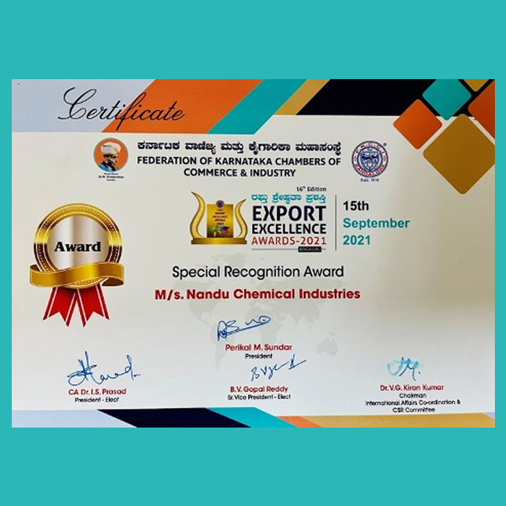 Received Special Recognition Award for Contribution to Pharmaceutical Supply Chain during the COVID-19 pandemic from FKCCI.